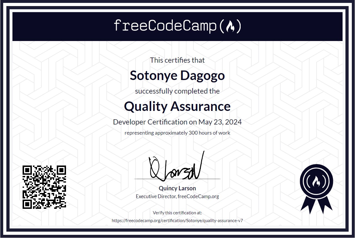 Quality Assurance