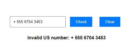 Telephone Number Validator