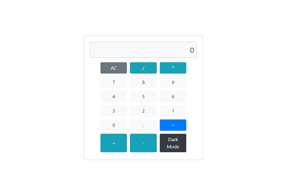 JavaScript Calculator
