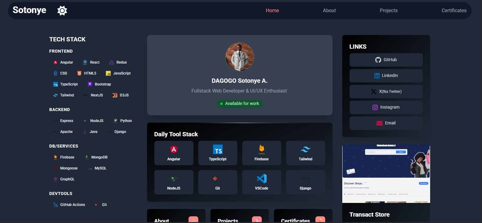 Portfolio Website